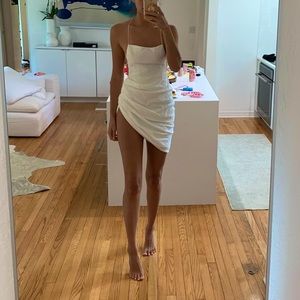 Jacquemus La Robe Saudade Asymmetric Dress